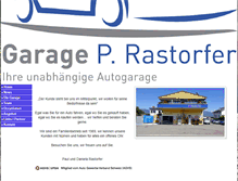 Tablet Screenshot of garage-rastorfer.ch